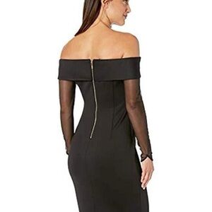 Calvin Klein Black Off-Shoulder Dress